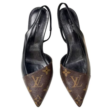 lv slingback|louis vuitton rouched sling.